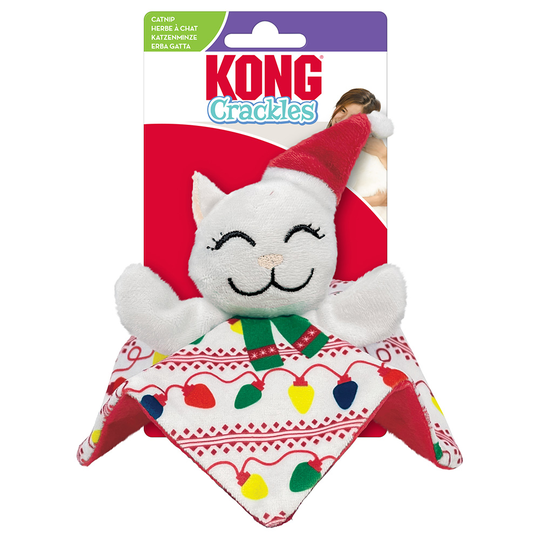 KONG Holiday Crackles Santa Kitty - 1 st