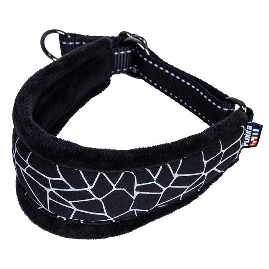 Rukka® Cube halsband, svart - Stl. L: 36-45 cm halsomfång, B 20 mm