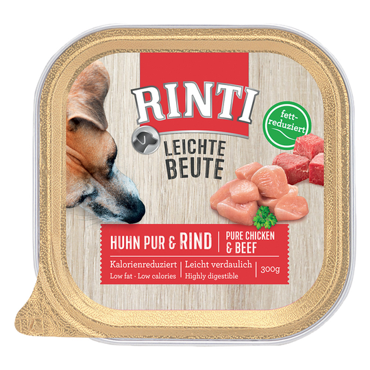 RINTI Leichte Beute 9 x 300 g - Kyckling & nötkött
