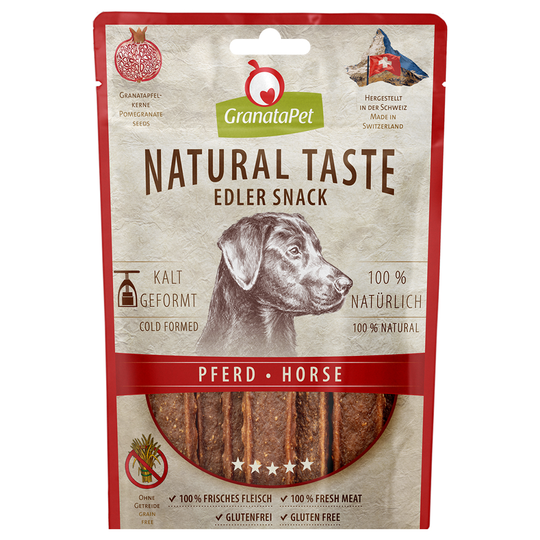 GranataPet Natural Taste Edler Snack - Häst 90 g
