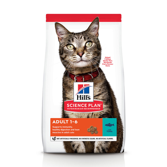 7 kg / 10 kg / 15 kg Hill's Science Plan till extra pris! - Adult Tuna (10 kg)