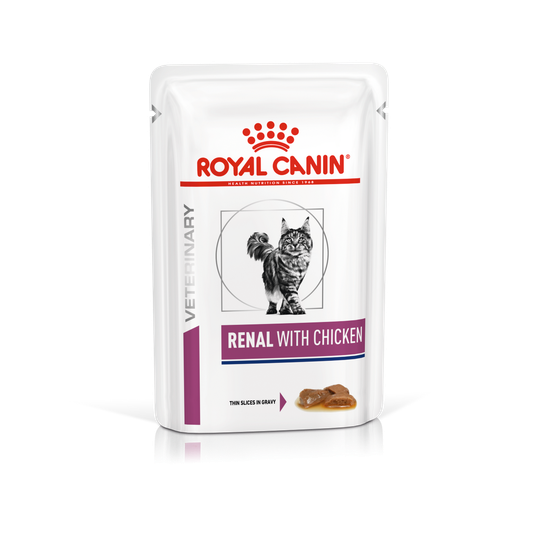 Veterinary Diets Renal Chicken Våtfoder för katt - 12 x 85g