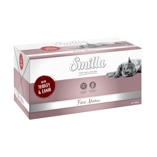 Smilla Fine Menu 8 x 100 g Kalkon & lamm