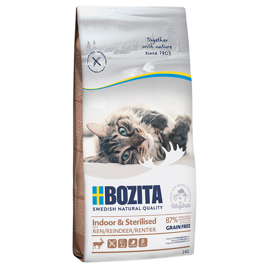 Bozita Grainfree Indoor & Sterilised Ren - Ekonomipack: 2 x 2 kg