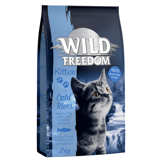 Kanonerbjudande! Wild Freedom torrfoder - Kitten Cold River - Salmon