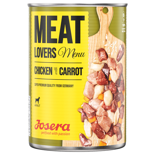 Josera Meatlovers Menü 6 x 800 g - Kyckling & morötter