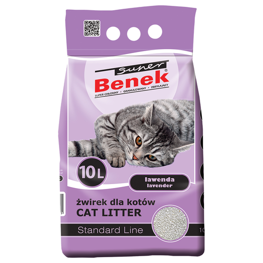 Super Benek Lavendel - 10 l (ca 8 kg)