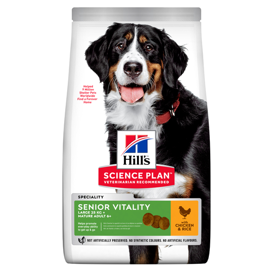 Hill's Science Plan Puppy/Senior till sparpris! - Mature Adult Senior Vitality 6+ Large Chicken 14 kg