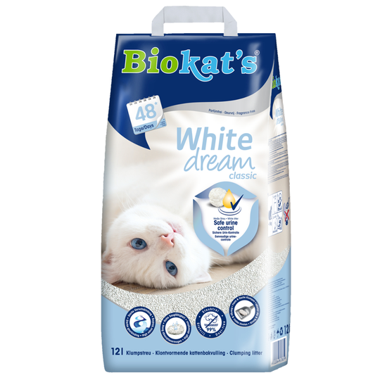 Biokat's White Dream kattsand - 12 l