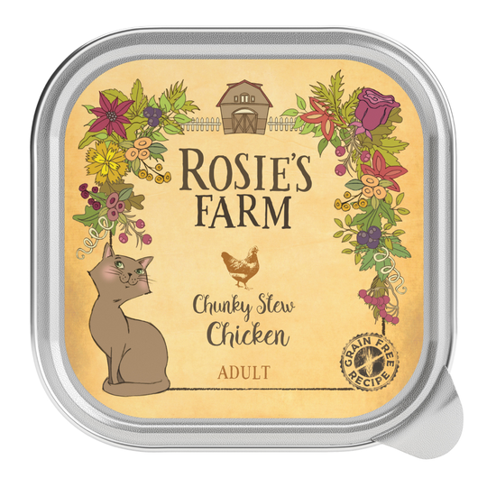 Ekonomipack: Rosie's Farm Adult 32 x 100 g - Kyckling