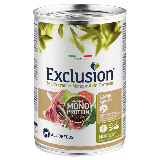 Exclusion Mediterraneo Adult 12 x 400 g Lamm