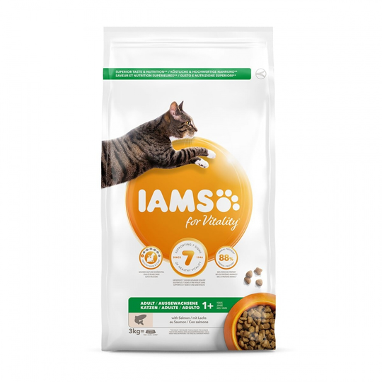 Iams Cat Adult Salmon (3 kg)