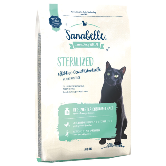 Ekonomipack: Sanabelle torrfoder 2 x 10 kg - Sterilized (2 x 10 kg)