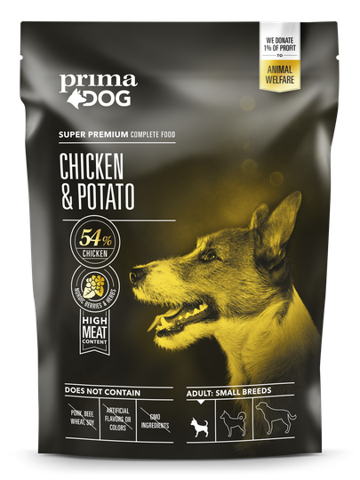 Kyckling & Potatis Foder Smårasiga Hundar - 1,5 kg
