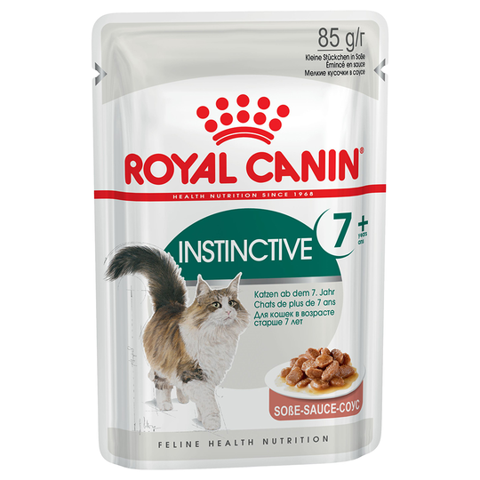 36 + 12 på köpet! 48 x 85 g Royal Canin våtfoder katt - Instinctive +7 i sås