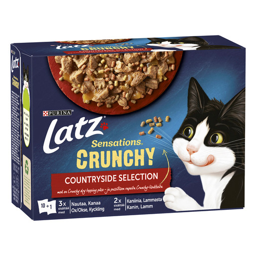 Sensations Crunchy Countryside Selection i Gelé Våtfoder till Katt - 10-Pack