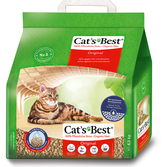 Cat's Best Original kattströ - 10 l (ca 4,5 kg)