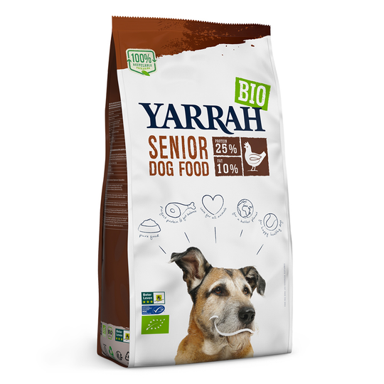 Yarrah Organic Senior Kyckling - Ekonomipack: 2 x 10 kg