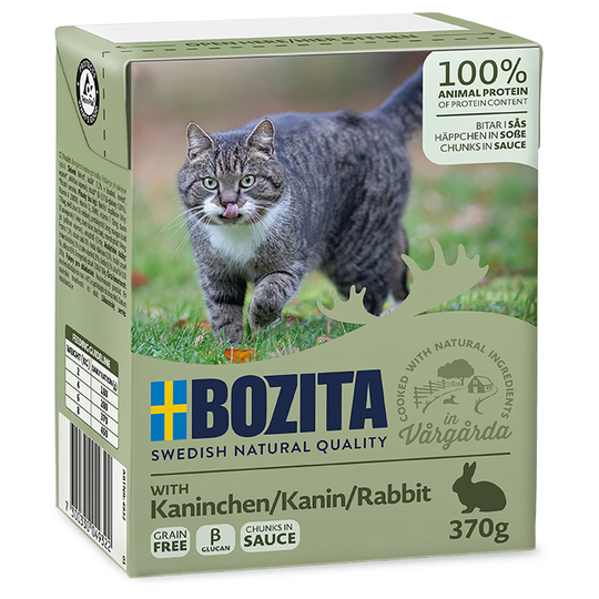 Ekonomipack: 24 x 370 g Bozita bitar i sås Kanin