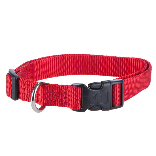 HUNTER Ecco Sport Vario Basic halsband, rött - Storlek S: 30 - 45 cm halsomfång, bredd 15 mm