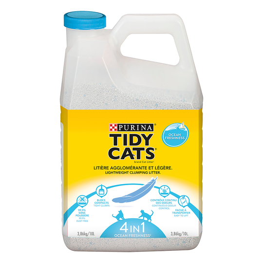 Purina Tidy Cats Lightweight Ocean Freshness kattströ - Ekonomipack: 2 x 20 l