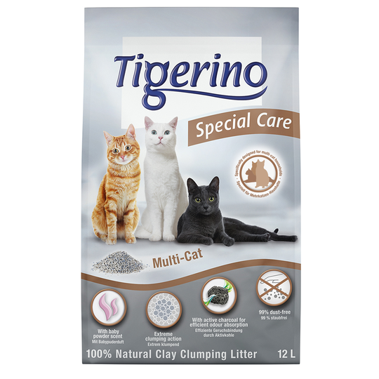 Tigerino Special Care / Performance - Multi-Cat - Ekonomipack: 2 x 12 l