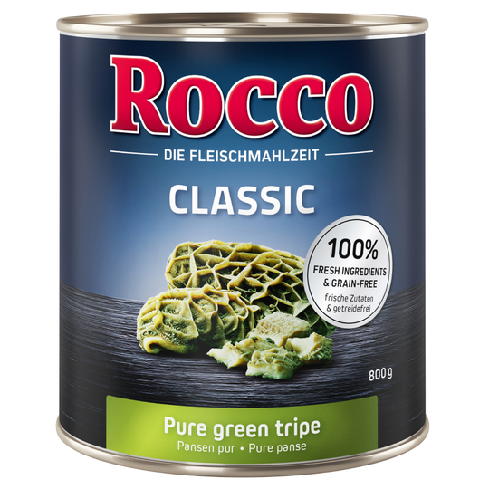 Rocco Classic 6 x 800 g hundfoder Ren våm