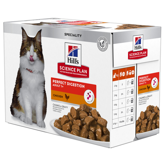 Perfect Digestion Adult Våtfoder för Katt - 12 x 85 g