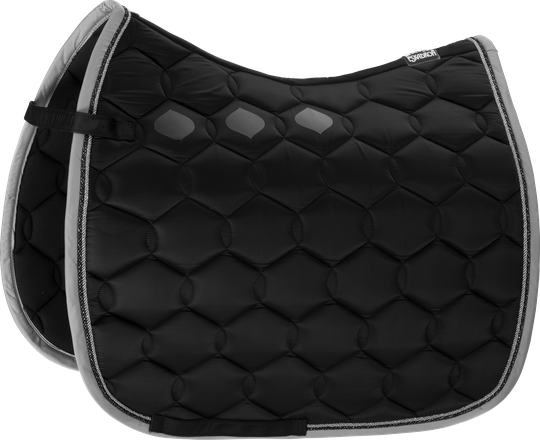 Eskadron Glossy Wave Contrast Dressyrschabrak - Svart