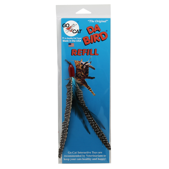 Go Cat Da Bird Guinea - Kattleksak - Refill