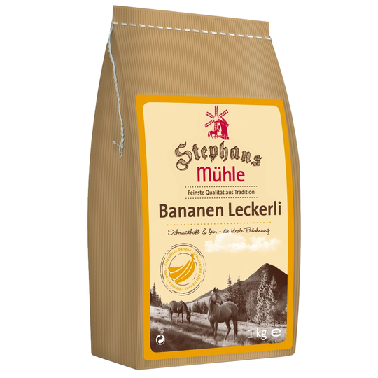 Stephans Mühle Banan hästgodis - Ekonomipack: 3 x 1 kg
