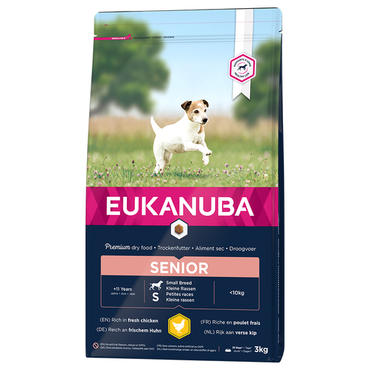 Eukanuba Caring Senior Small Breed Chicken - 3 kg