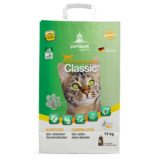 Professional Classic kattsand med luktabsorberare Ekonomipack: 2 x 14 kg