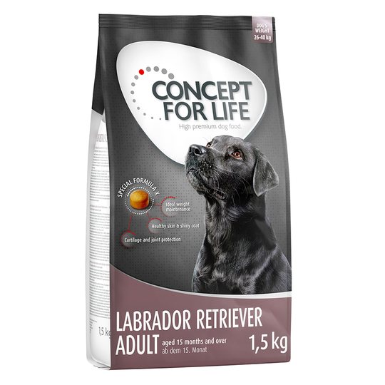 Concept for Life 1 / 1,5 kg till lågt prova-på-pris! - Labrador Retriever Adult 1,5 kg