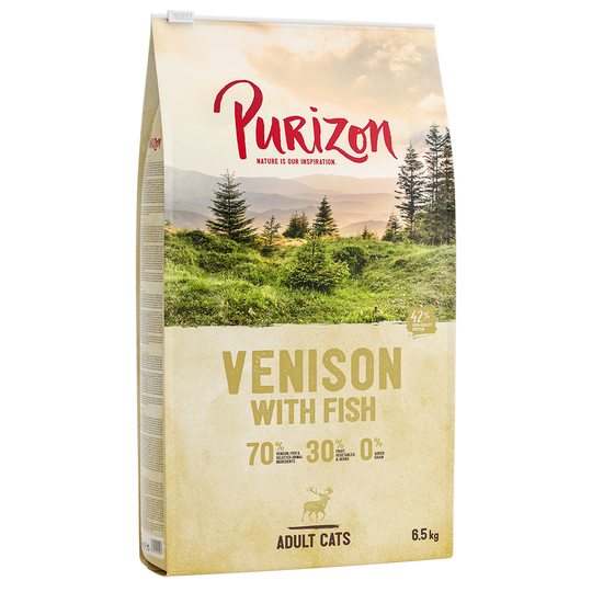 Purizon Adult Deer & Fish - Ekonomipack: 2 x 6,5 kg