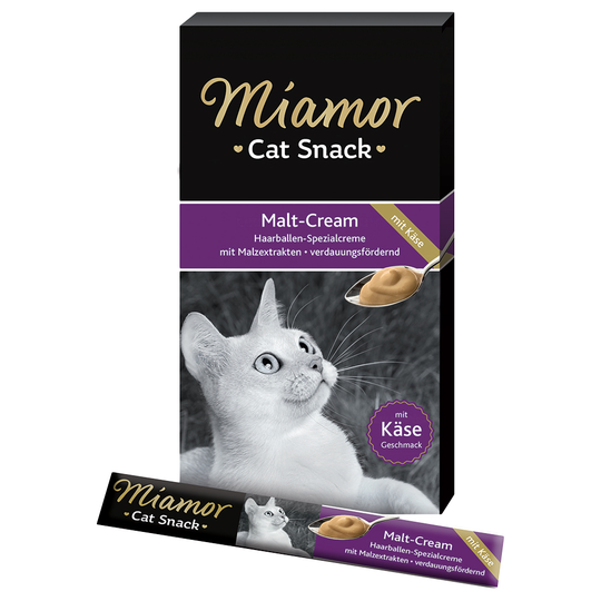 Miamor Cat Snack Malt Cream & Cheese - Ekonomipack: 24 x 15 g