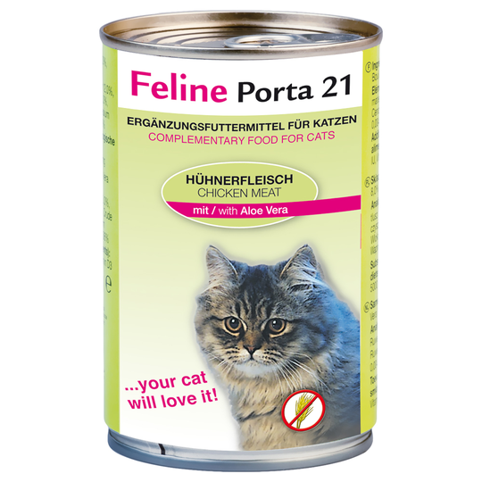 Ekonomipack: Porta 21, 24 x 400 g - Kyckling med aloe - spannmålsfritt