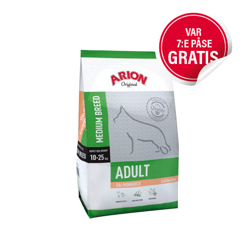Adult Medium Breed Lax & Ris - 3 kg