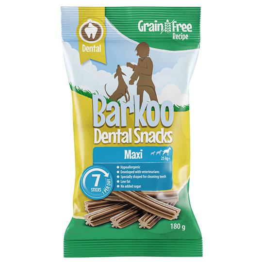 Barkoo Dental Snacks 7 st - Grain Free - Medelstora hundar 7 St. (140 g)