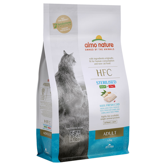 Almo Nature HFC Adult Sterilised Codfish - 1,2 kg