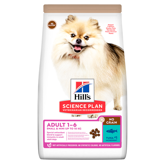 6 kg Hill's Science Plan Small/Mini hundfoder till sparpris! - Adult 1-6 No Grain Small & Mini Tuna