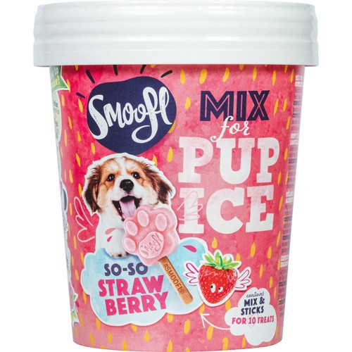 Puppy Ice Mix Jordgubb - Glassmix Puppy