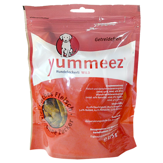 Yummeez tuggbitar (halvfuktiga) - Ekonomipack: Vilt, 4 x 175 g