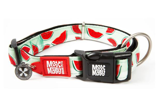Max & Molly Smart ID Hundhalsband - Watermelon (S)