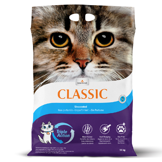 Ekonomipack: Extreme Classic kattsand till lågpris 2 x 14 kg - Oparfymerad