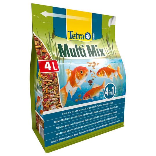 Tetra Pond Multi Mix dammfiskfoder - 2 x 4 l