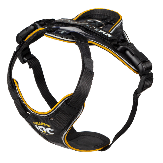 JULIUS-K9 IDC® Longwalk sele svart/grå - stl XL: bröstomfång 70 - 96 cm