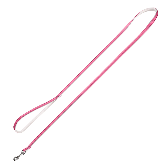HUNTER Modern Art koppel pink/vitt - 110 cm långt, 8 mm brett