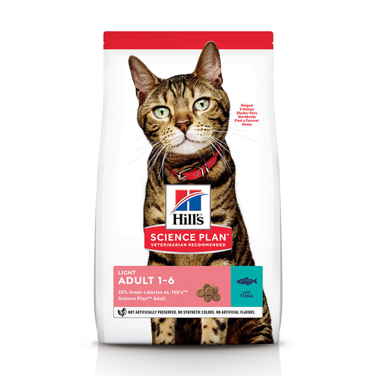 Hill's Science Plan torrfoder för katt till sparpris! - Adult Light Tuna (1,5 kg)
