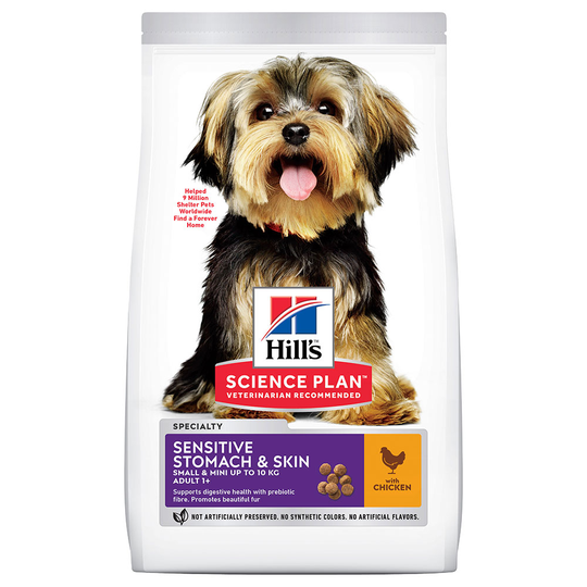 6 kg Hill's Science Plan Small/Mini hundfoder till sparpris! - Adult 1+ Sensitive Stomach & Skin Small & Mini Chicken
